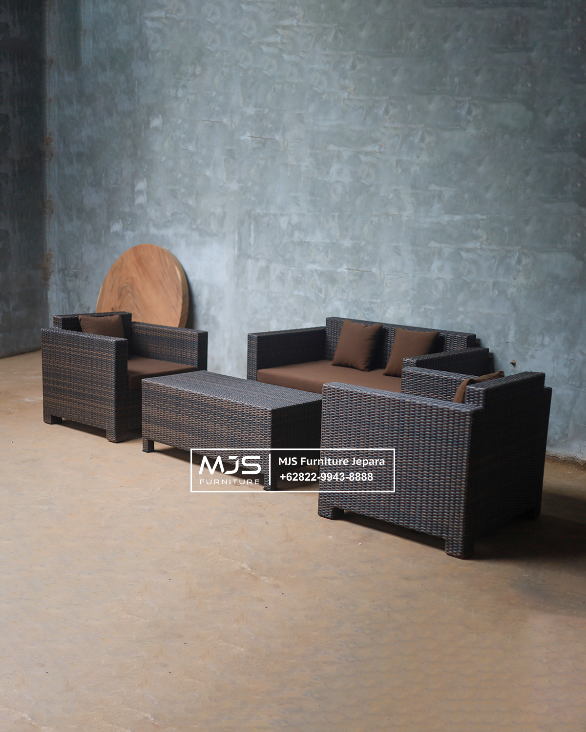 Kursi Sofa Rattan Outdoor
