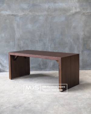 meja kerja kayu jati