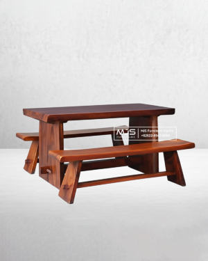 Meja Makan Kayu Trembesi Model Sate