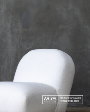 Sofa Single Seater Dengan Jok Fabric 