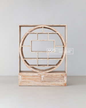 Rak Pajangan Rustic Whitewash