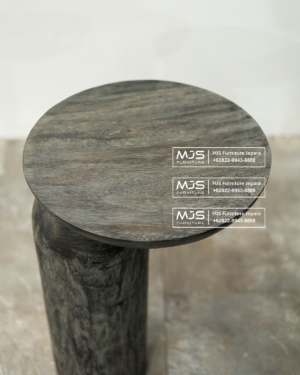 Side table grey ash