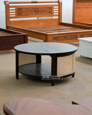 Coffee Table Bundar Minimalis