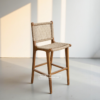 Kursi Cafe Bar Stool Anyaman Rope