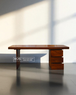 Meja kerja Kayu Trembesi