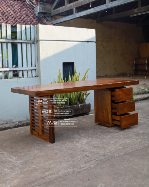 Meja kerja Kayu Suar