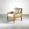 Armchair Kayu Jati dengan Bantal Sofa