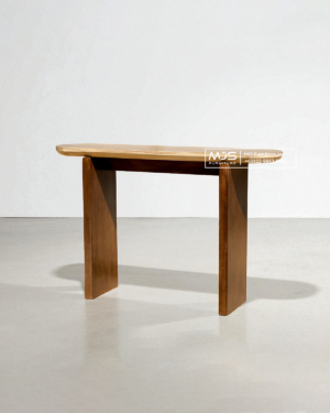 Meja Console Kayu Trembesi Solid Minimalis produksi MJS Furniture Jepara
