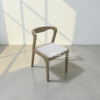 Kursi cafe jati rustic grey