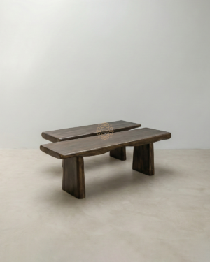 Coffee Table Wabi-Sabi Kayu Trembesi Solid