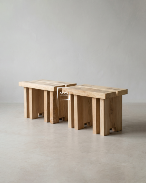 Chunky Stool Trembesi Bleaching