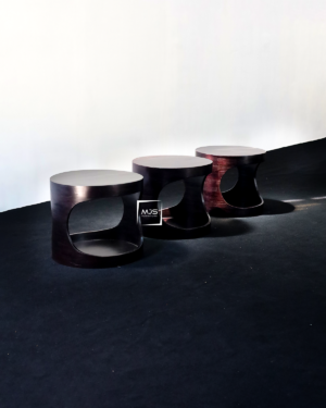 Coffee Table Jati Black Hole Jepara