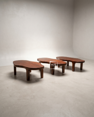 Coffee Table Kayu Trembesi Lengkok