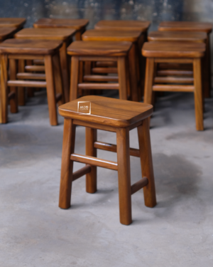 Dingklik Kayu Jati Minimalis Solid