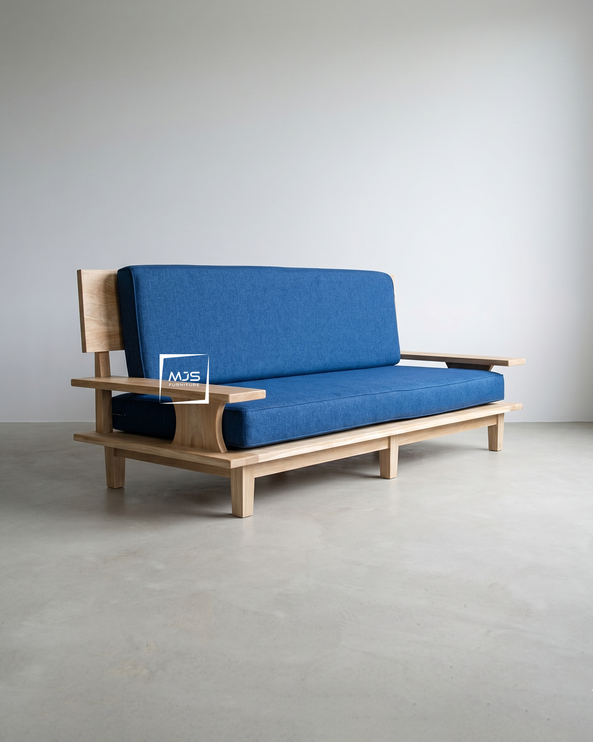 Indigo Sofa Ruang Tamu Minimalis Kayu Jati