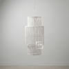 Kap Lampu Gantung Macrame Susun 3 Boho Style