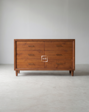 Cabinet Credenza Jati 6 Laci Minimalis