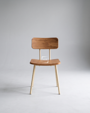 Kursi Cafe Kayu Jati Solid Modern Kala Industrial