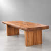 Meja Jati Solid Live Edge