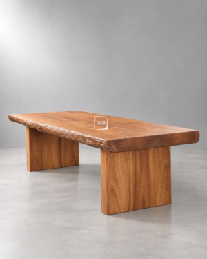 Meja Jati Solid Live Edge