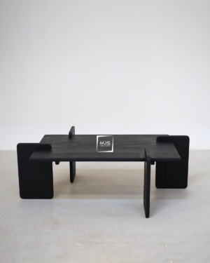 Coffee Table Jati Rustic Hitam Minimalis