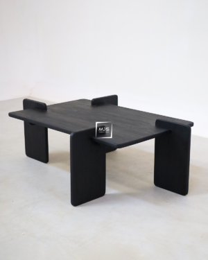 Coffee Table Jati Rustic Hitam Minimalis